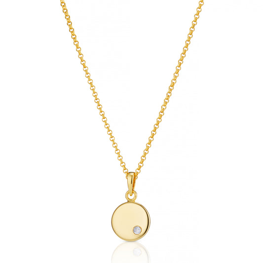 Heirloom Diamond Necklace - Gold-Plated