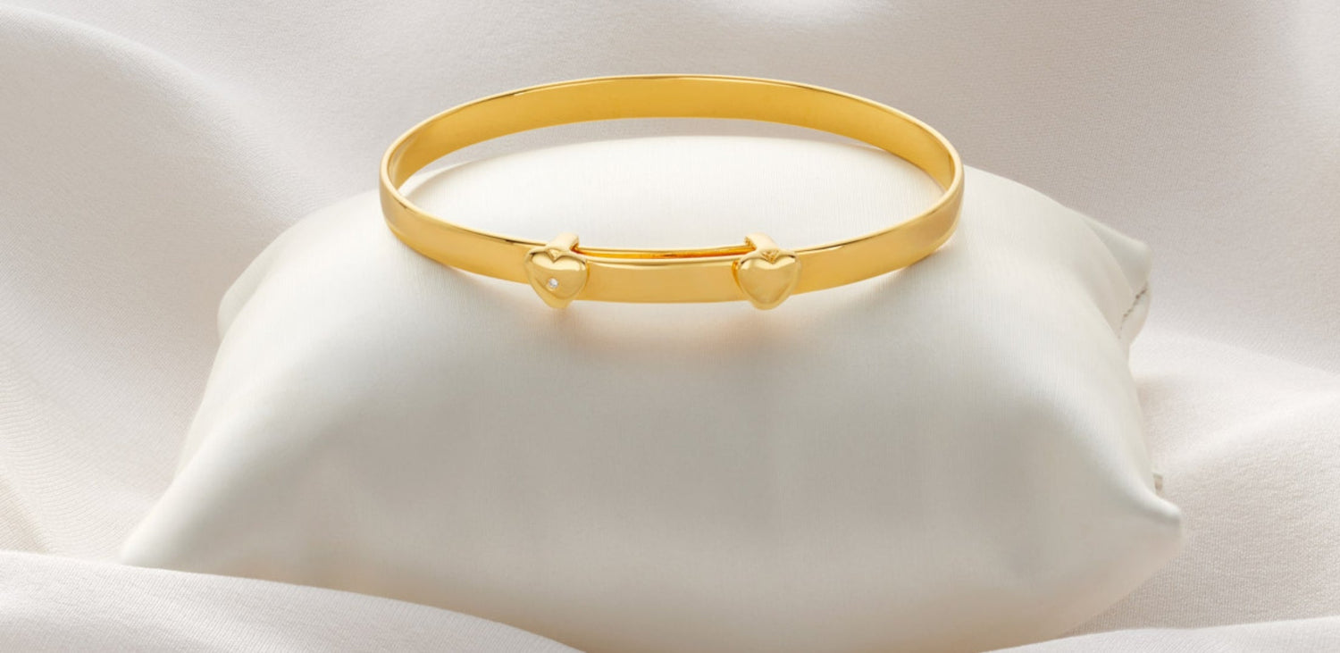 Gold Baptism Bangles