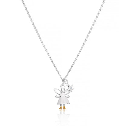 My First Diamond White Fairy Necklace
