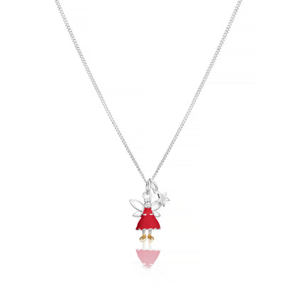 The First Diamond Christmas Fairy Necklace