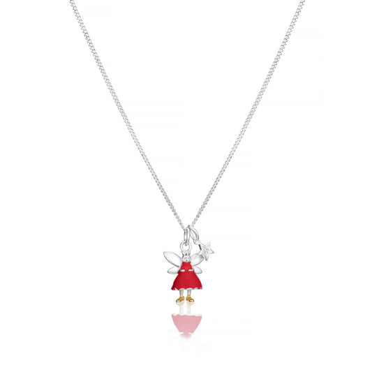 The First Diamond Christmas Fairy Necklace
