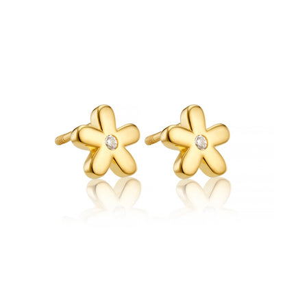 Gold Vermeil My Little Flower Earrings