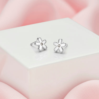 Sterling Silver My Little Flower Earrings