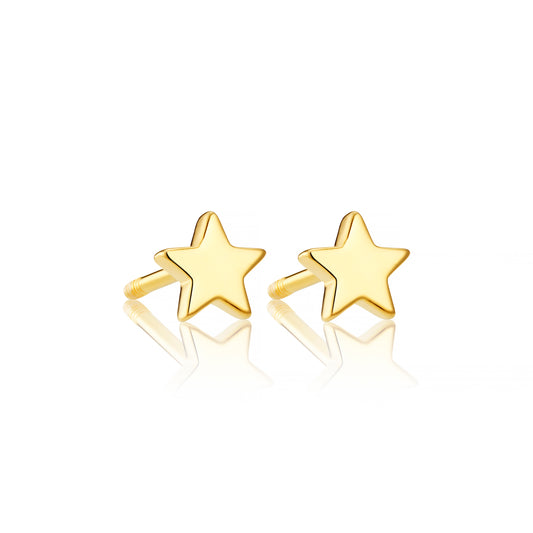 Gold Vermeil My Little Star Earrings