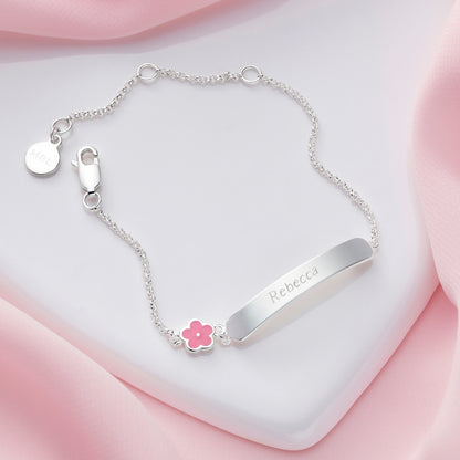 My Little Love Flower Identity Bracelet