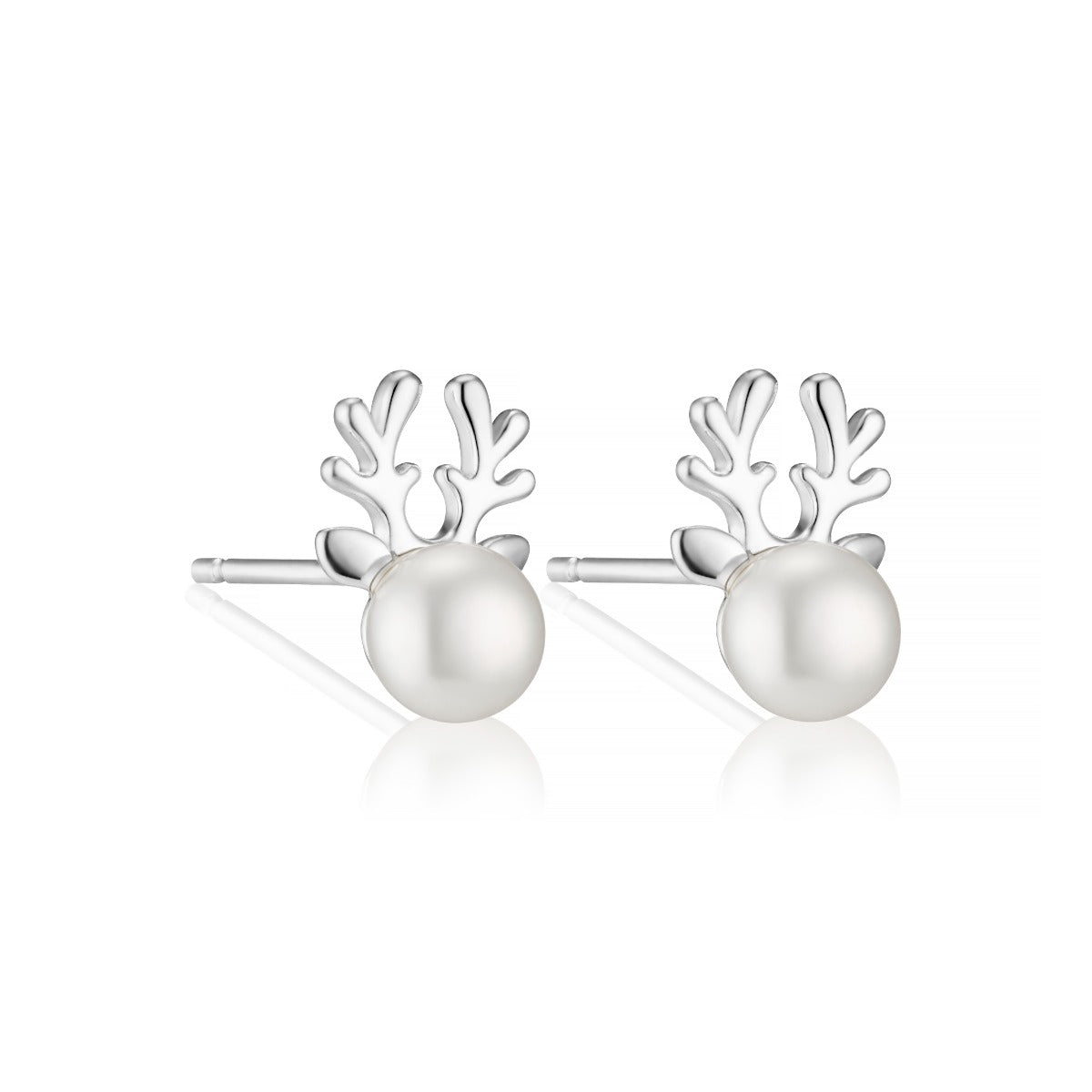 Reindeer Earrings - Sterling Silver