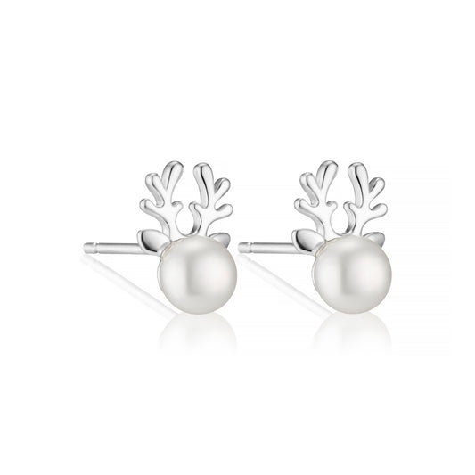 Reindeer Earrings - Sterling Silver