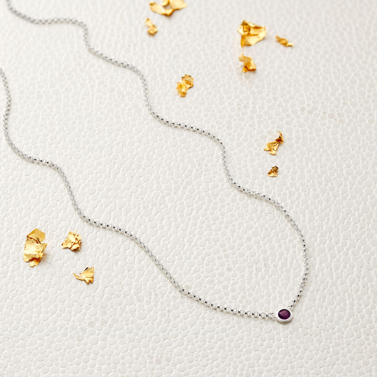 February Birthstone Amethyst Necklace