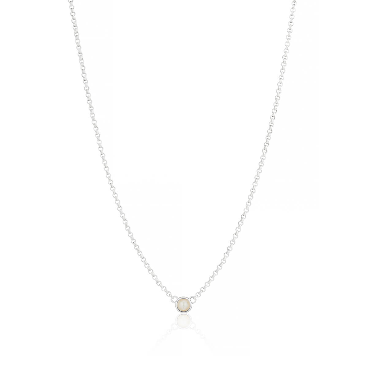 June Birthstone Pearl Necklace