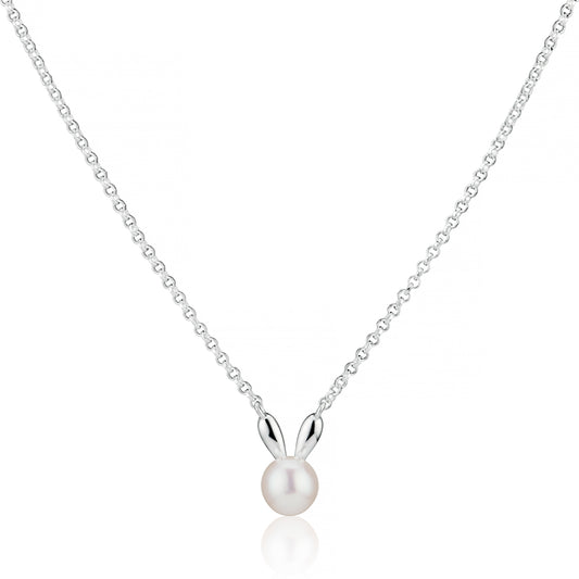 Bunny Rabbit Necklace - Sterling Silver