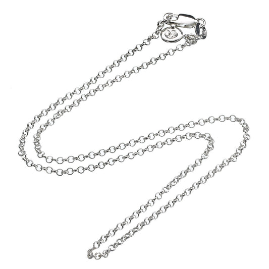Molly B Sterling Silver Adjustable 16-18 Mini Belcher Chain