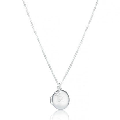 Personalized Secret Message Diamond Locket Necklace