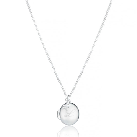 Personalized Secret Message Diamond Locket Necklace