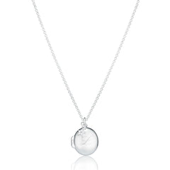 Personalized Secret Message Diamond Locket Necklace