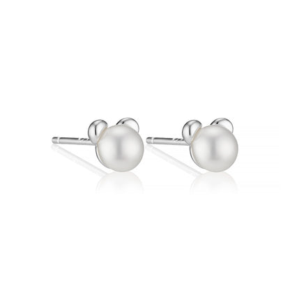Little Bear Earrings - Sterling Silver
