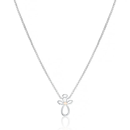 October Birthstone Guardian Angel Opal Necklace