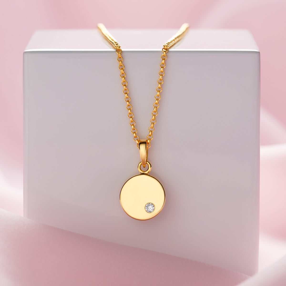 Heirloom Diamond Necklace - Gold-Plated