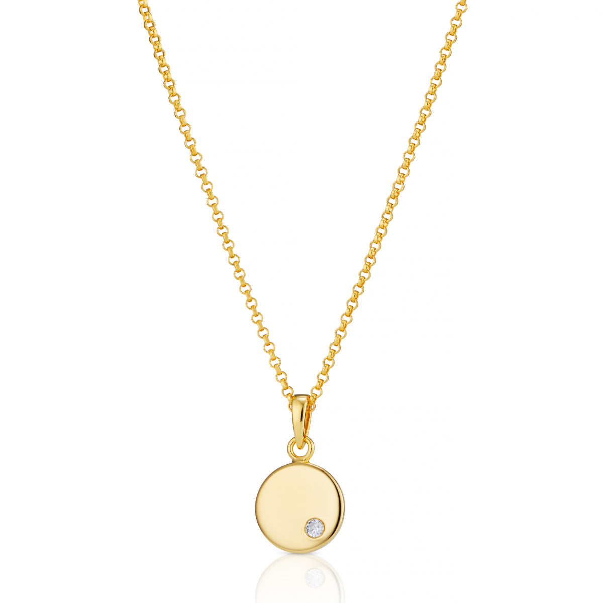 Heirloom Diamond Necklace - Gold-Plated