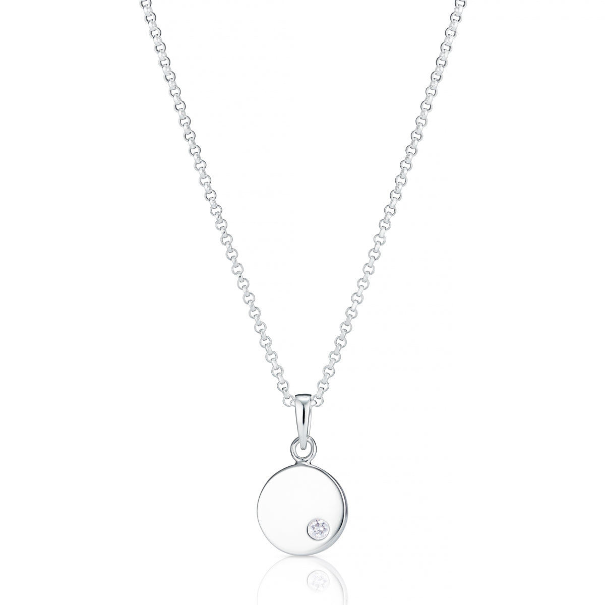 Heirloom Diamond Necklace - Sterling Silver
