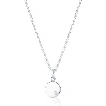 Heirloom Diamond Necklace - Sterling Silver