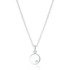Heirloom Diamond Necklace - Sterling Silver