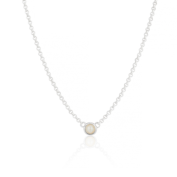 June Birthstone Pearl Necklace