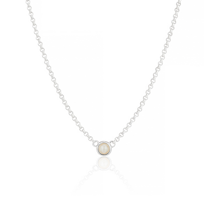 June Birthstone Pearl Necklace