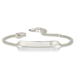 Personalized June Birthstone Pearl Bracelet