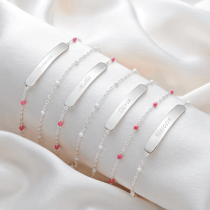 Little Treasure White Bracelet - Sterling Silver