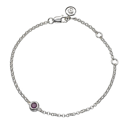 July Birthstone Ruby Bracelet