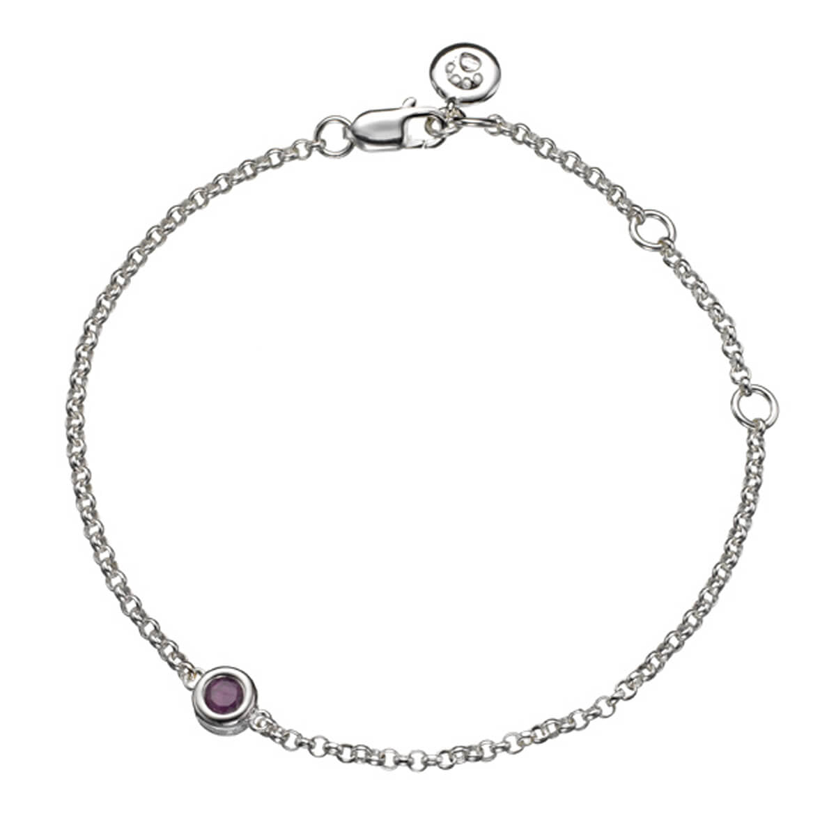 July Birthstone Ruby Bracelet