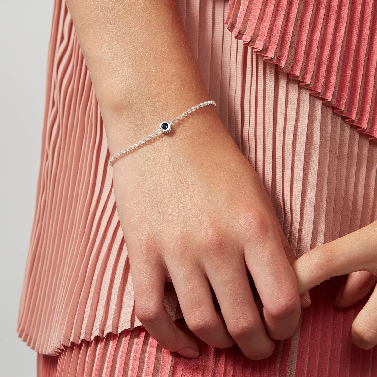 September Birthstone Sapphire Bracelet