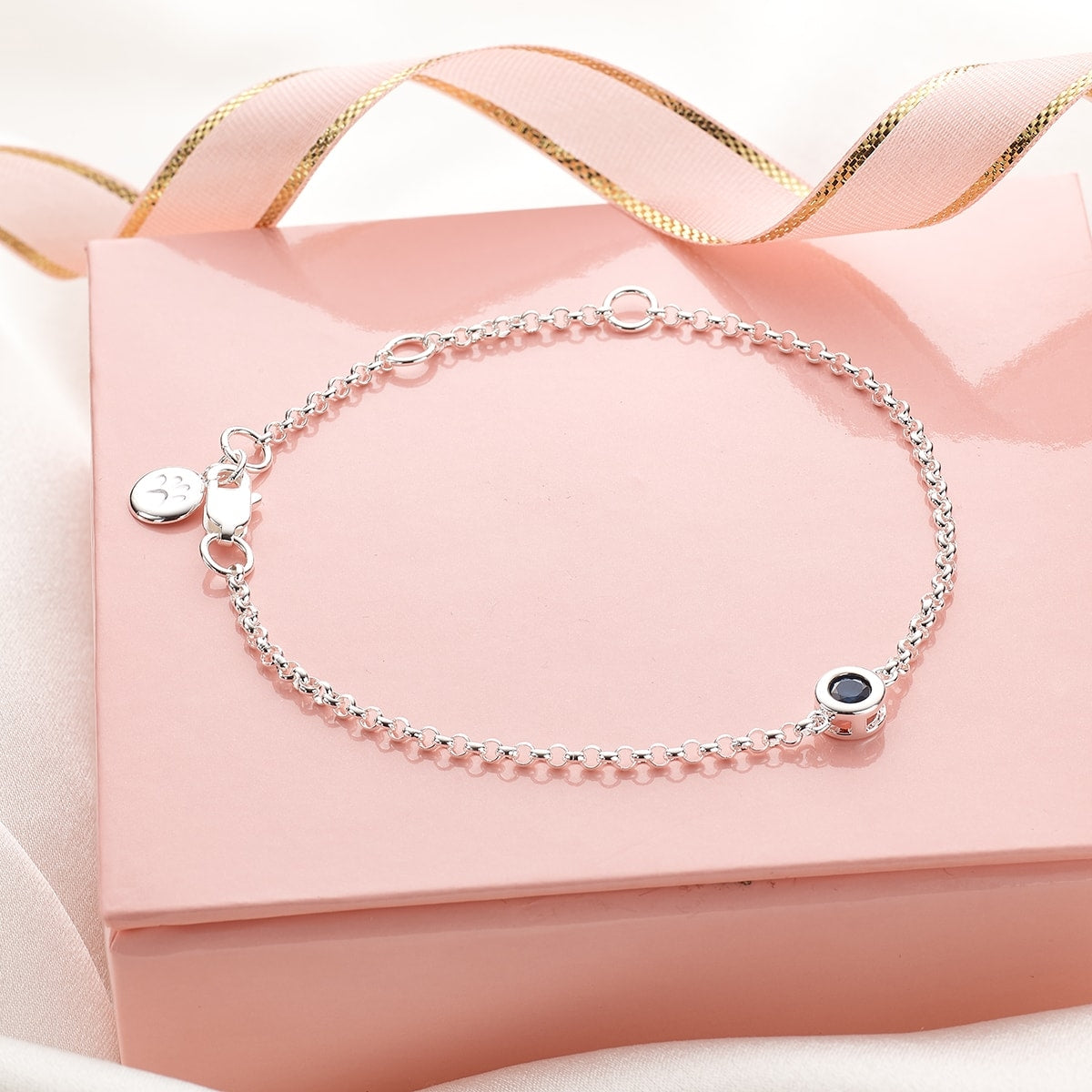 September Birthstone Sapphire Bracelet