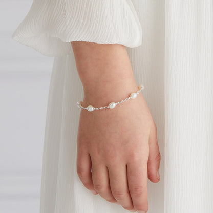 Freshwater Pearl Station Bracelet