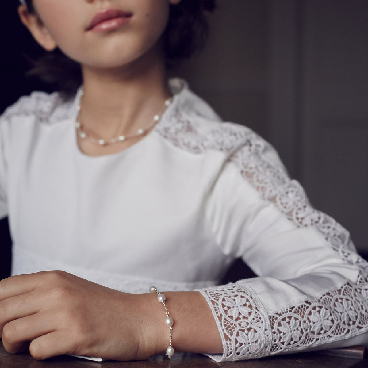 Freshwater Pearl Station Bracelet