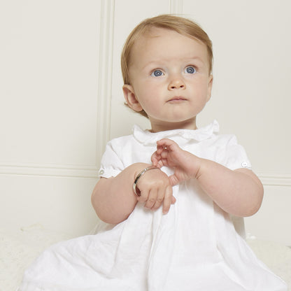 Personalized Forever Diamond Baptism Baby Bangle