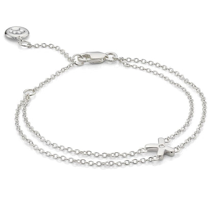 My First Diamond Kiss Bracelet - Sterling Silver