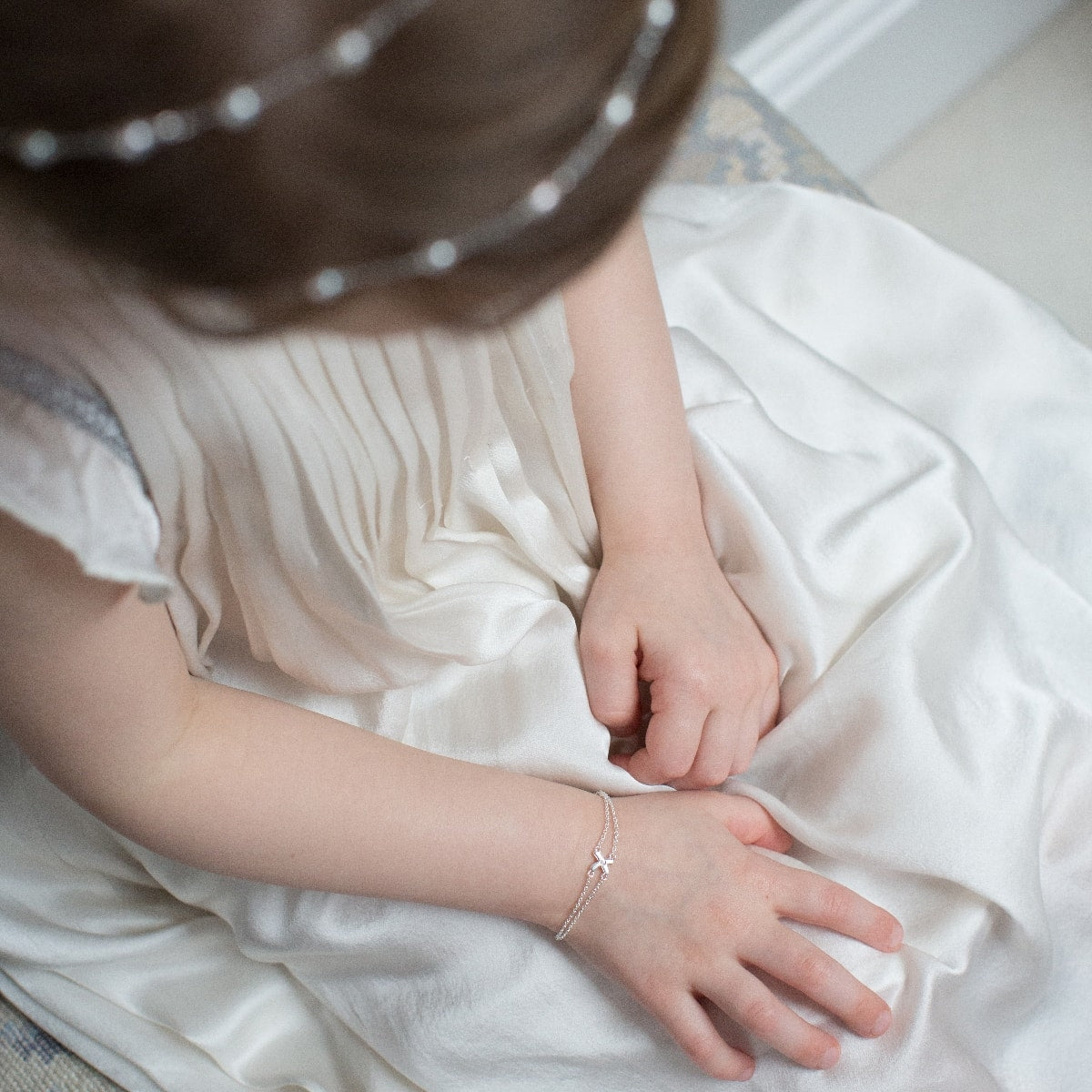My First Diamond Kiss Bracelet - Sterling Silver