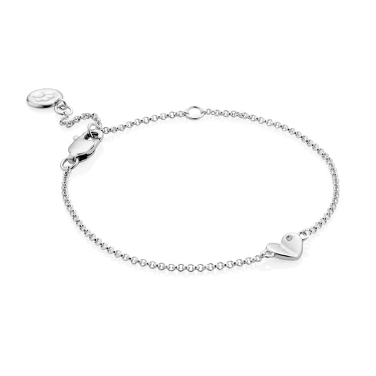 Adored Heart Diamond Bracelet