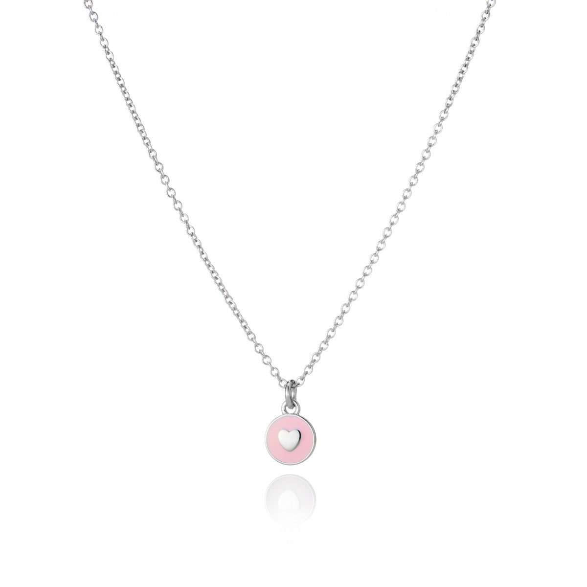I Heart You Pink Pendant Necklace