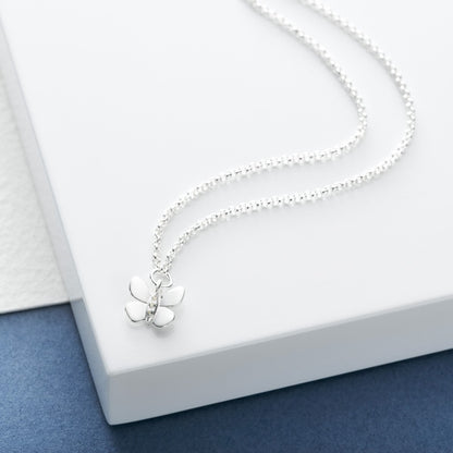 Monarch Butterfly Necklace - Sterling Silver