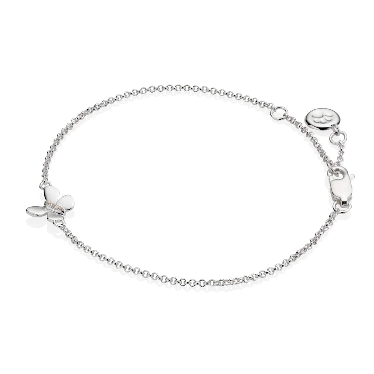Monarch Butterfly Bracelet - Sterling Silver