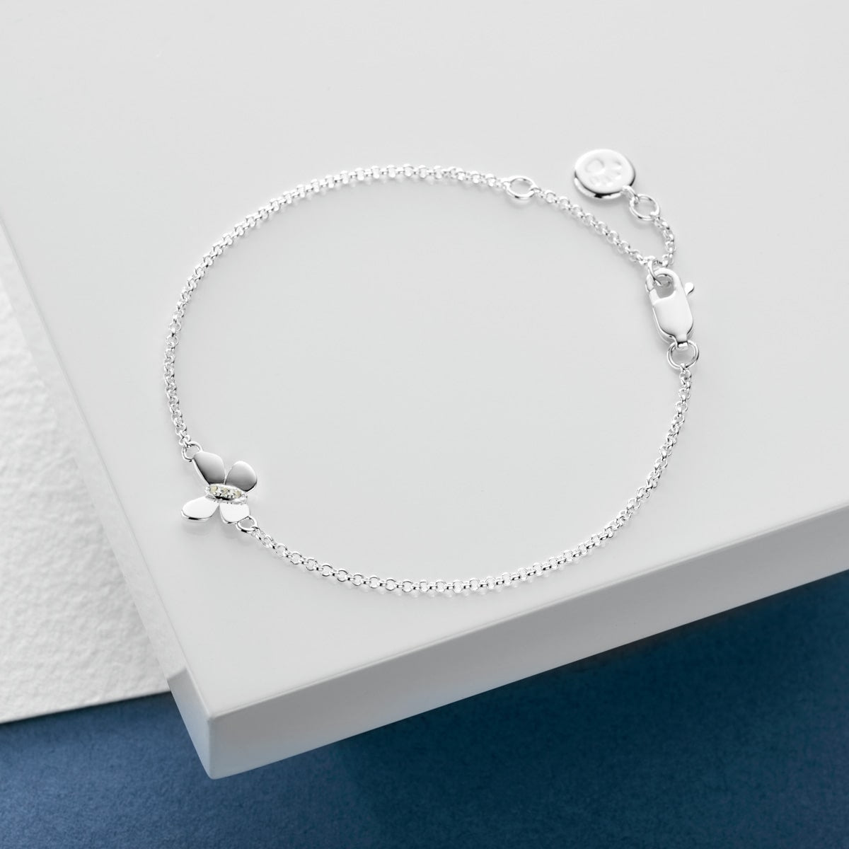 Monarch Butterfly Bracelet - Sterling Silver
