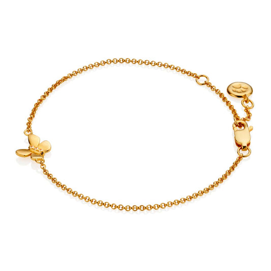 Monarch Butterfly Bracelet - Gold-Plated