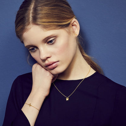 Monarch Butterfly Bracelet - Gold-Plated