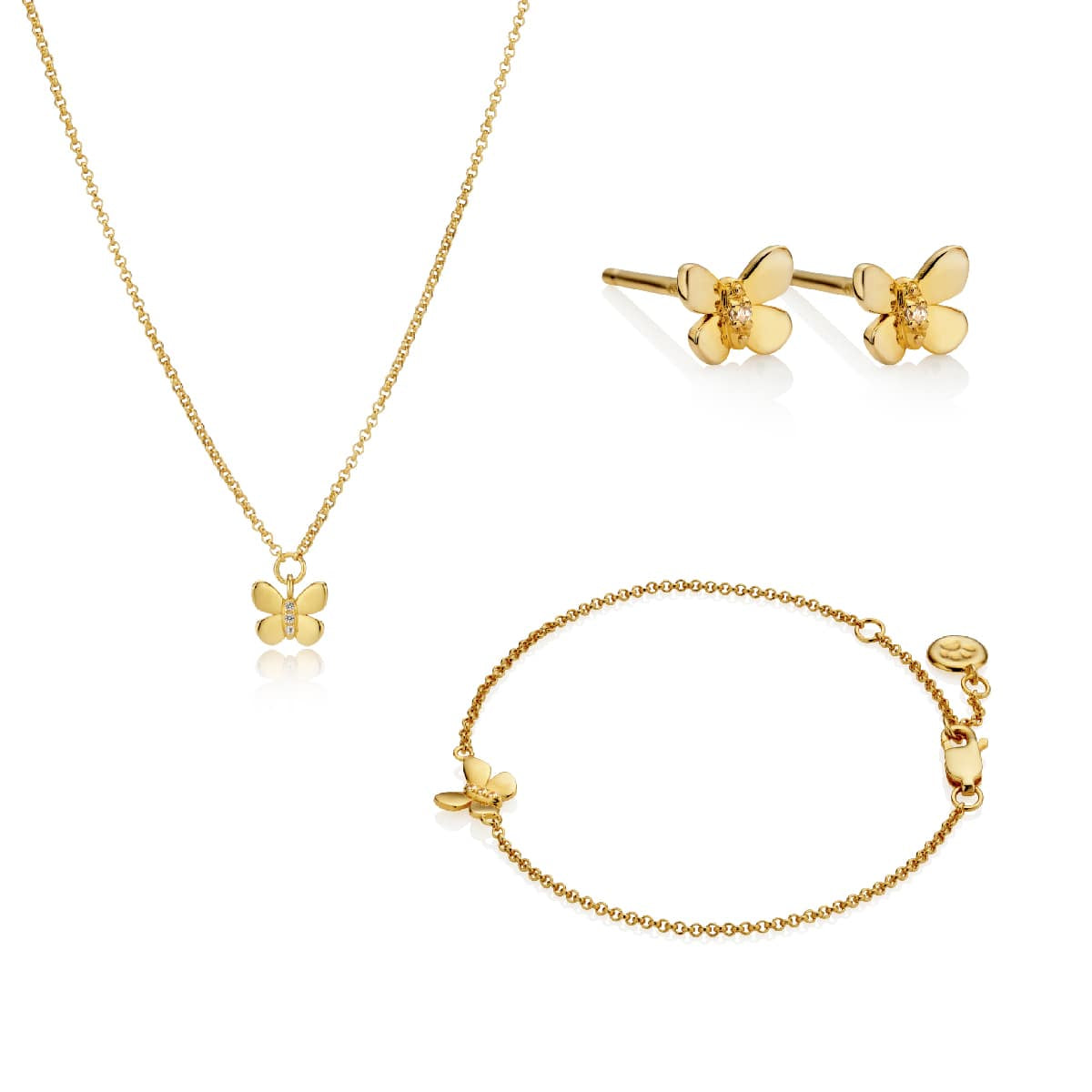Monarch Butterfly Gift Set - Gold-Plated