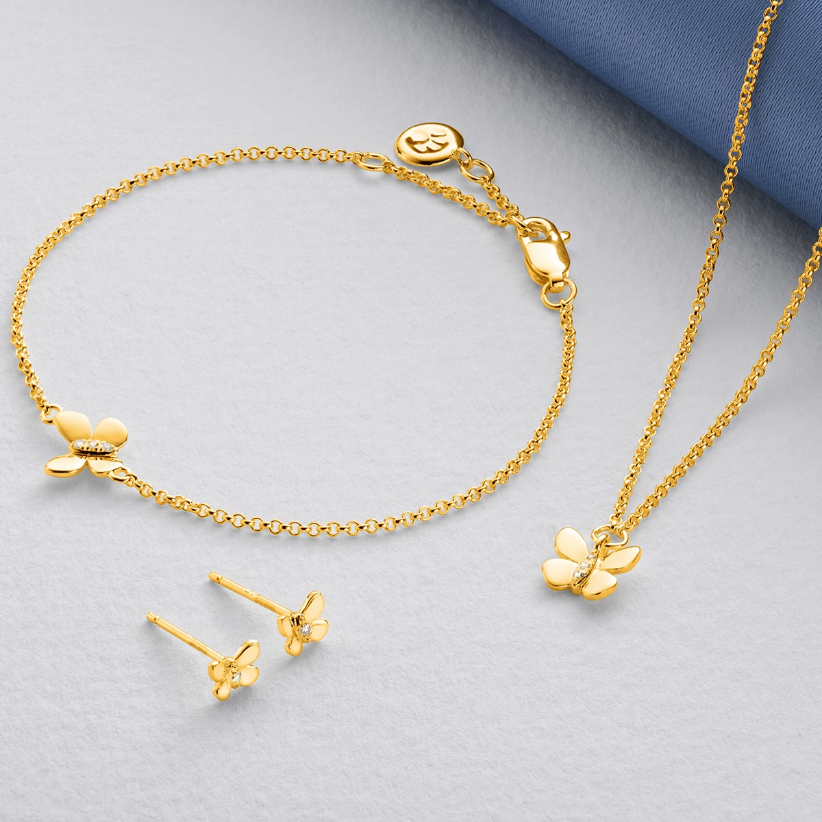 Monarch Butterfly Gift Set - Gold-Plated