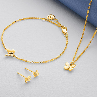 Monarch Butterfly Gift Set - Gold-Plated