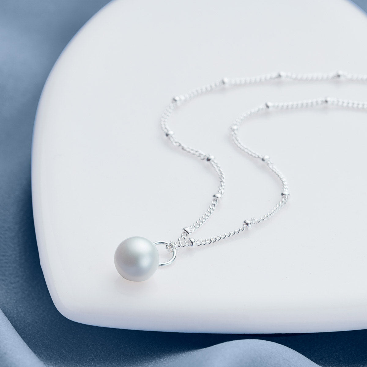 Confetti Pearl Necklace - Sterling Silver