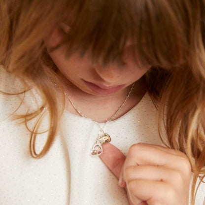 Personalized November Birthstone Citrine Locket Necklace